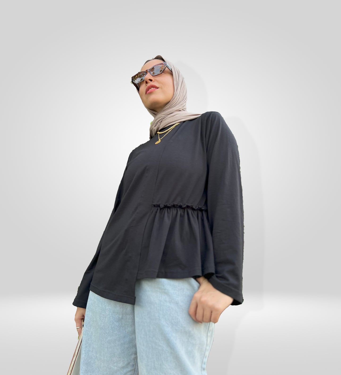 The One-Side Ruffle Top