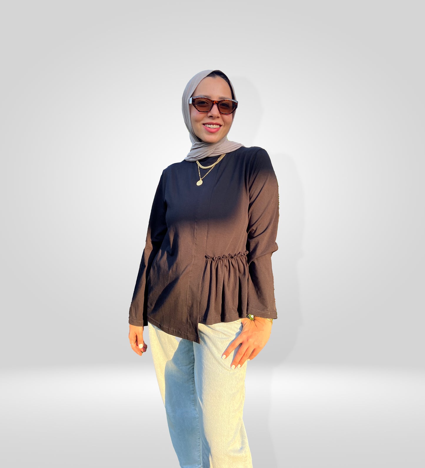 The One-Side Ruffle Top