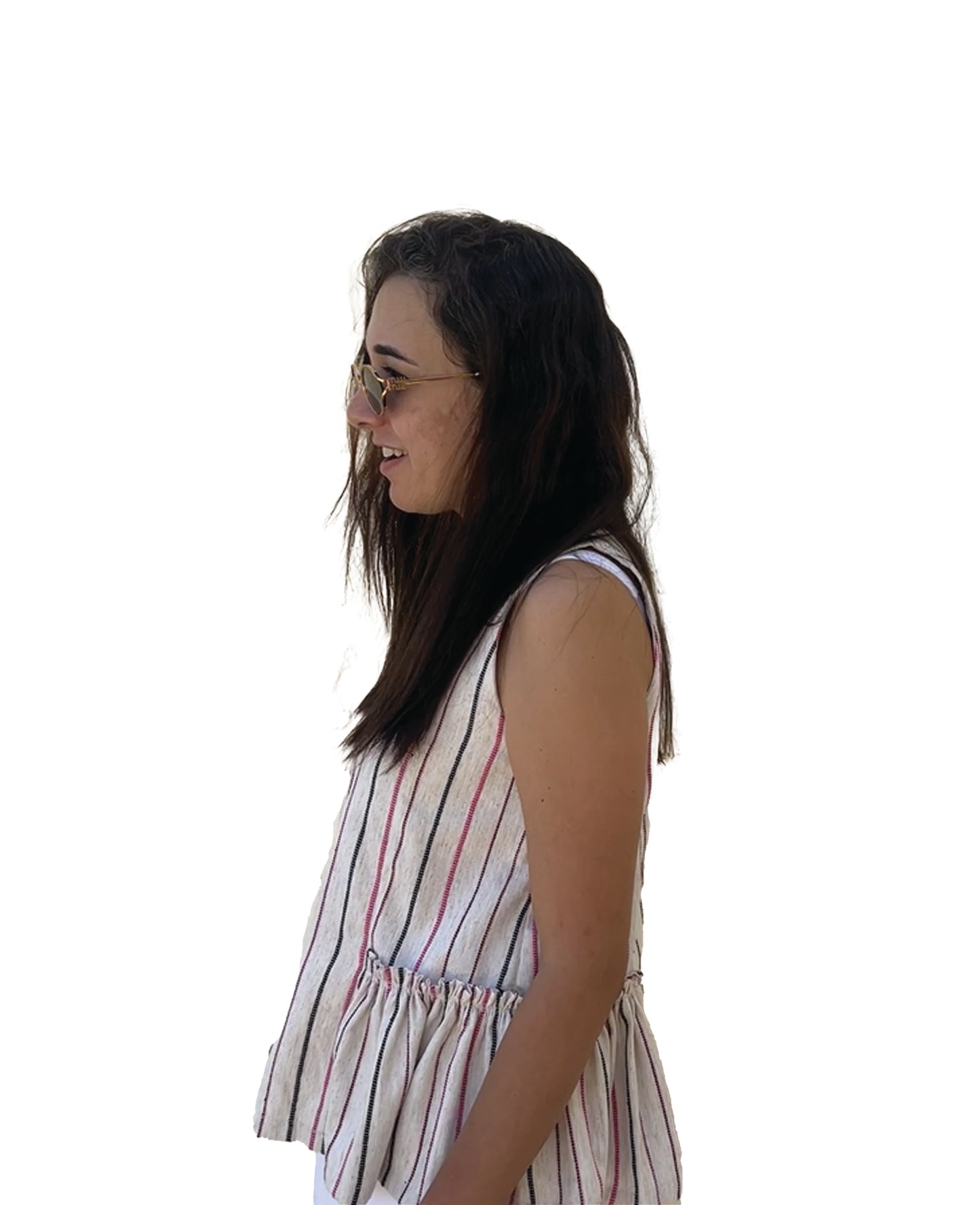 Sided Ruffle Vest