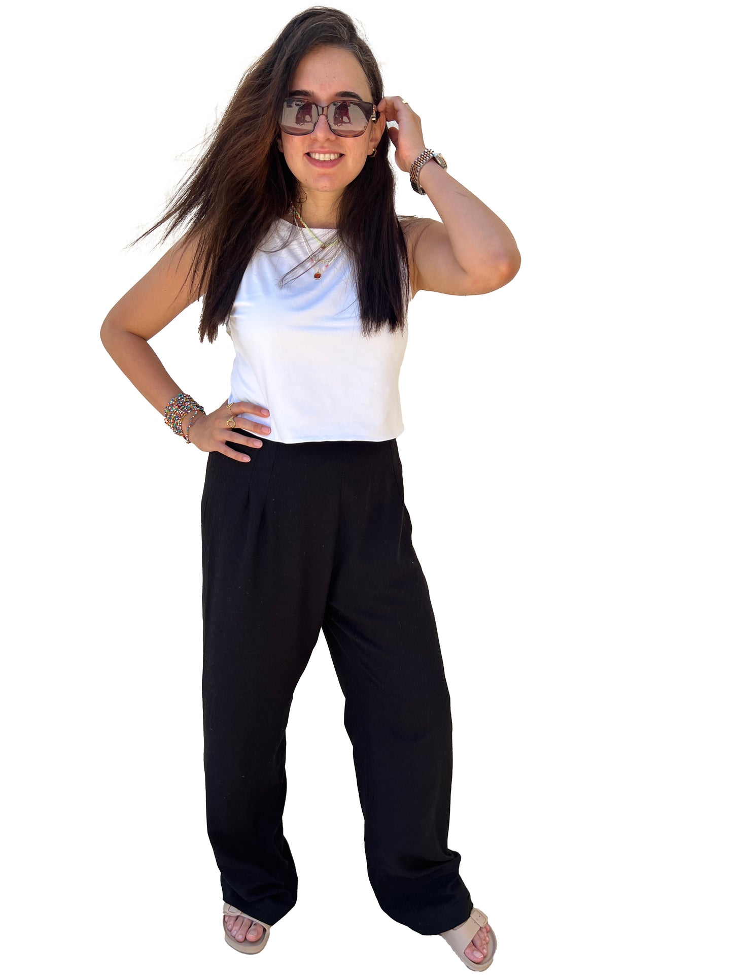 Wide Linen Pants