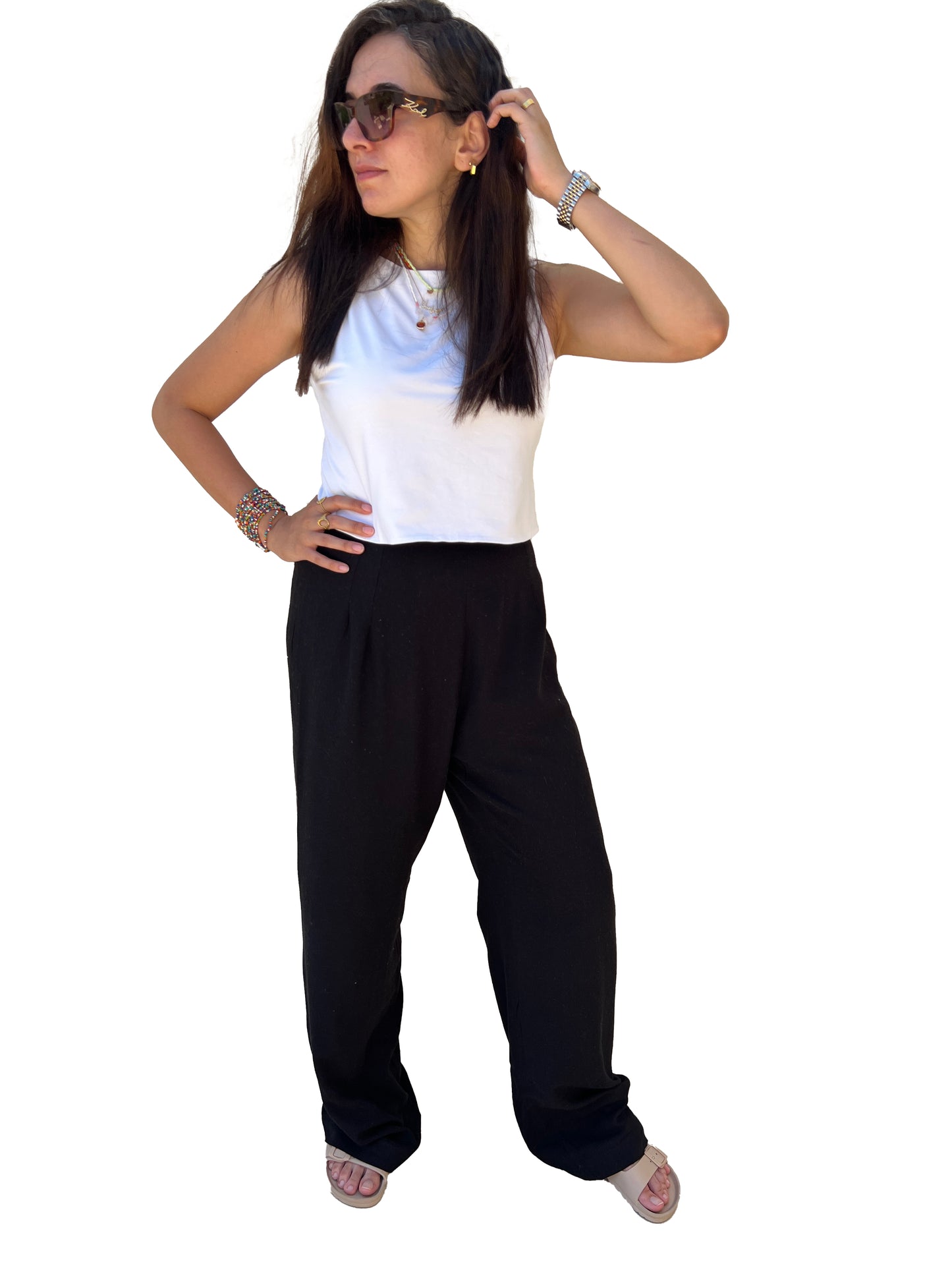 Wide Linen Pants