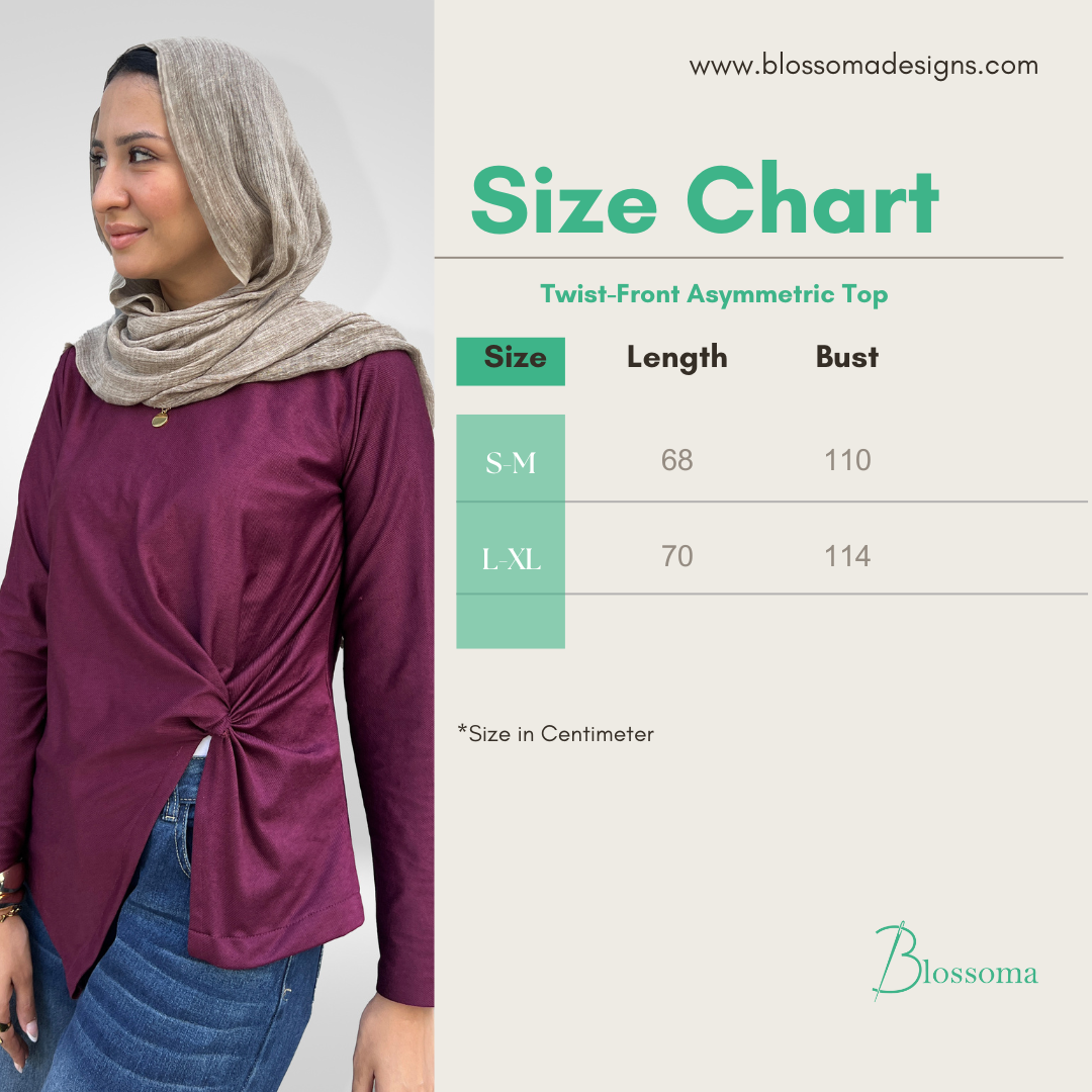 Twist-Front Asymmetric Top