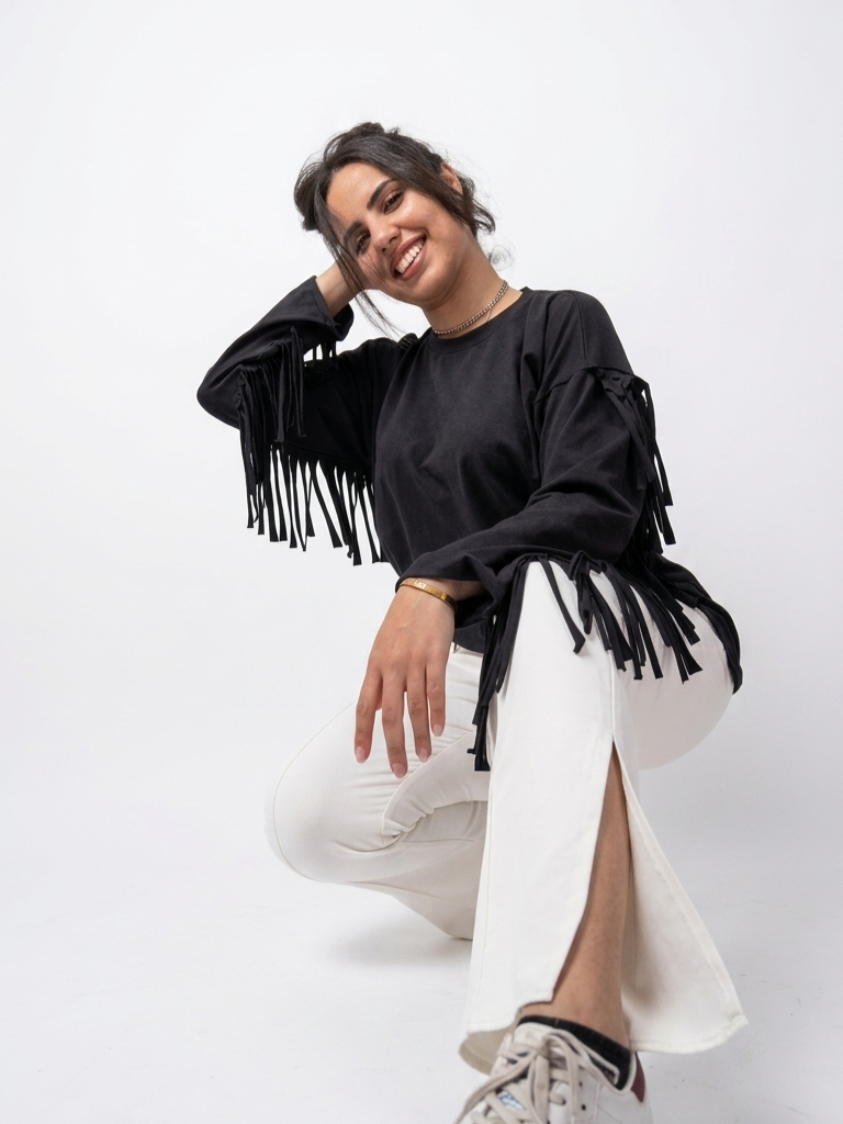Fringe Line Top