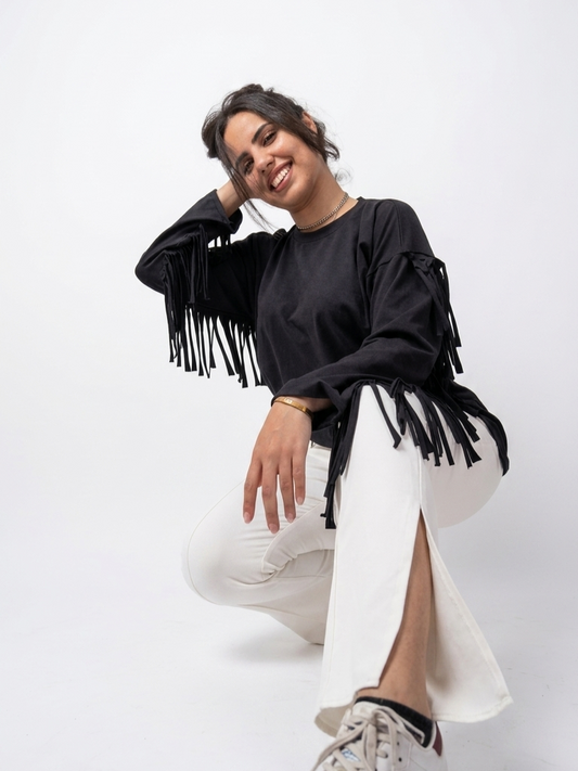 Fringe Line Top