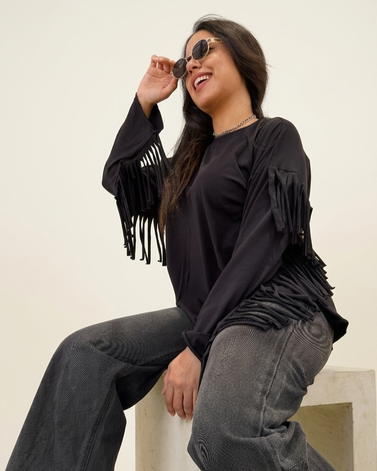 Fringe Line Top