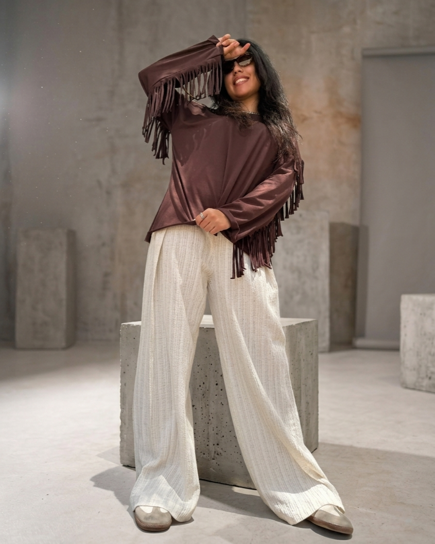 Fringe Line Top