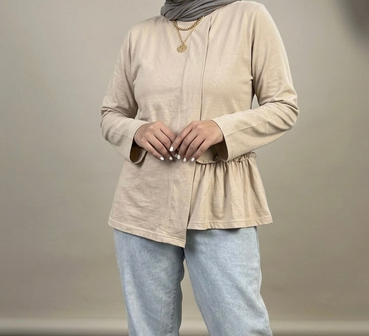 The One-Side Ruffle Top