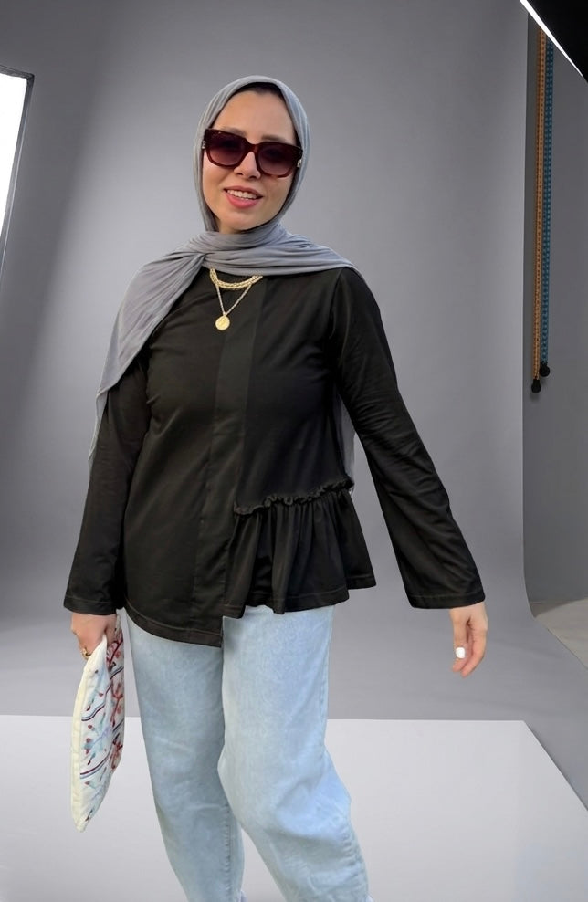 The One-Side Ruffle Top
