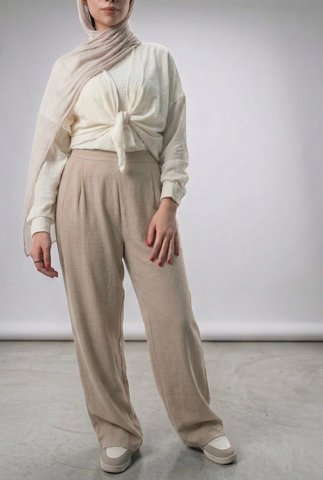 Wide Linen Pants