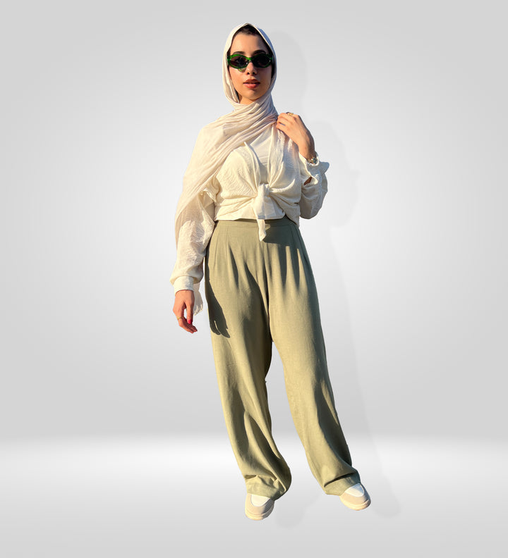 Wide Linen Pants