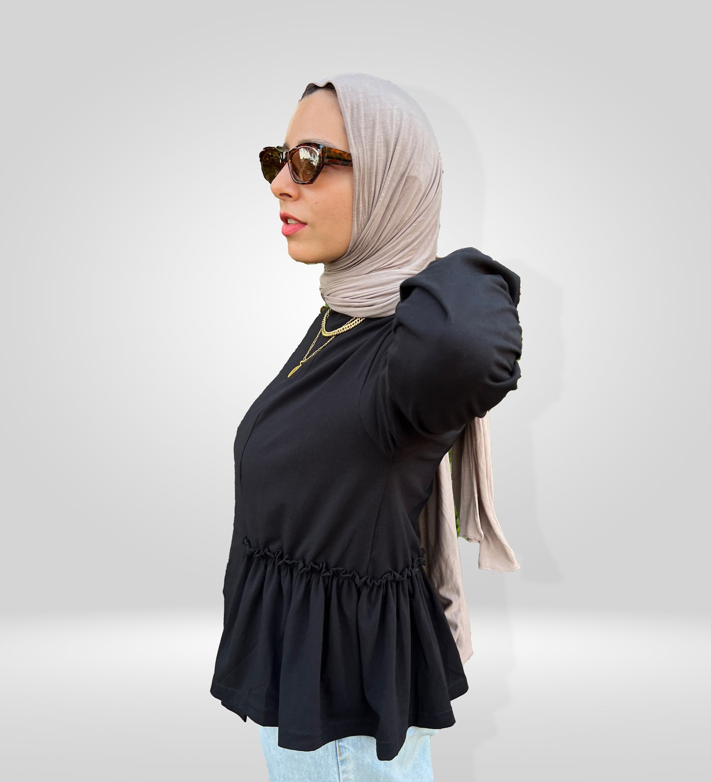 The One-Side Ruffle Top