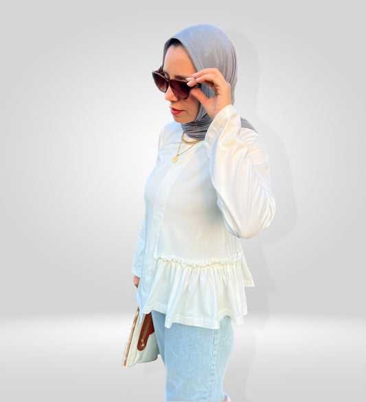 The One-Side Ruffle Top