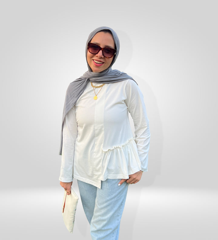 The One-Side Ruffle Top