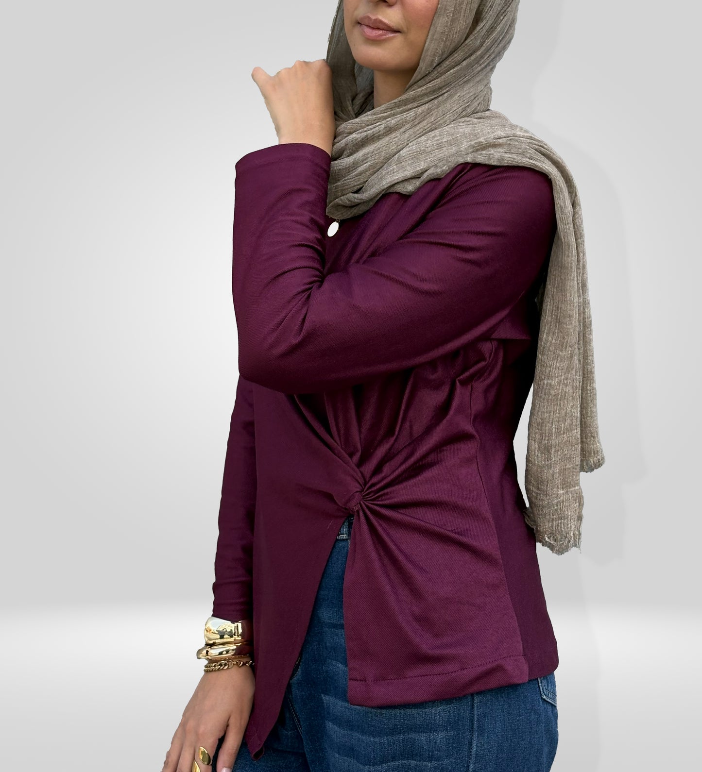Twist-Front Asymmetric Top