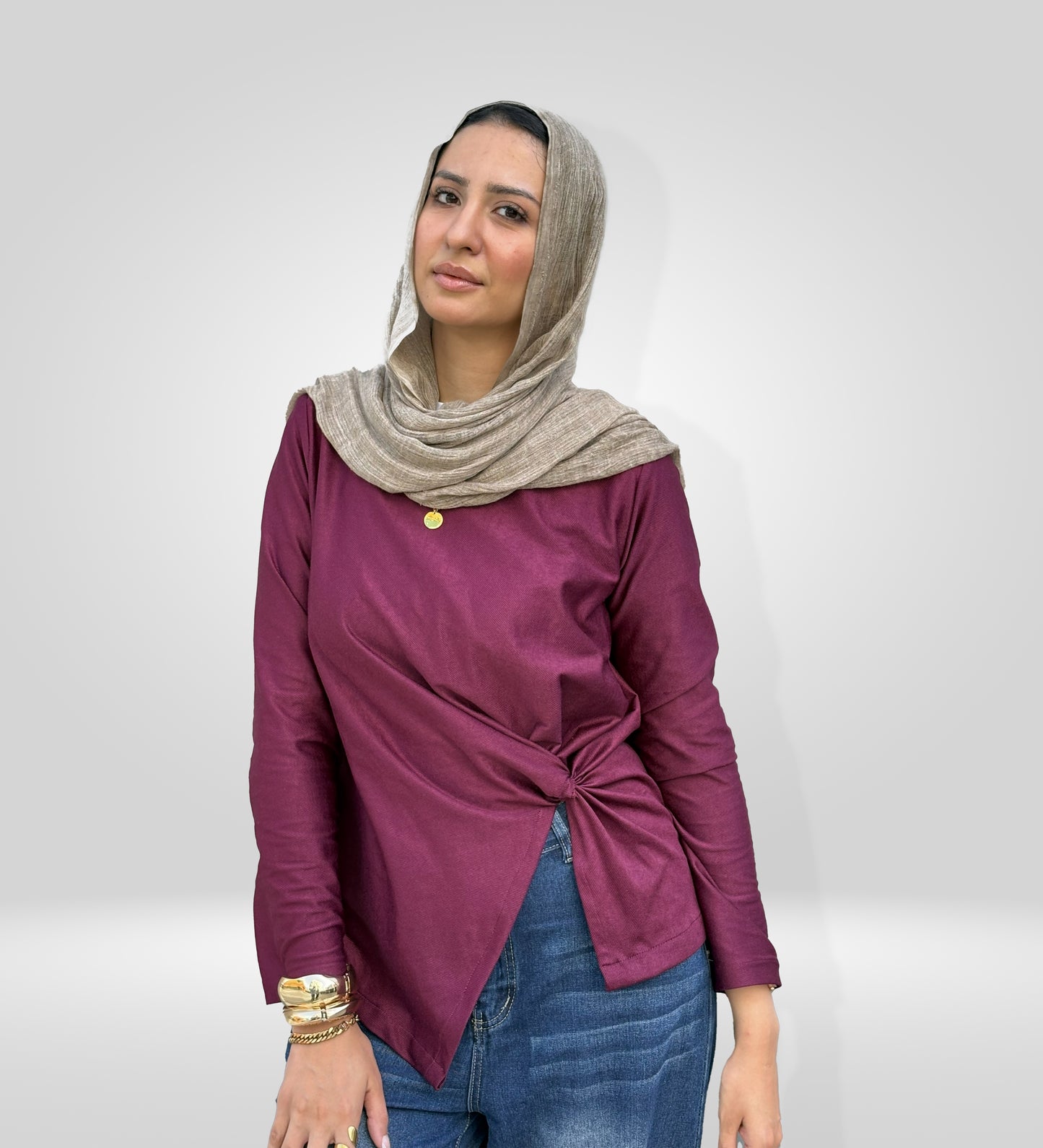 Twist-Front Asymmetric Top